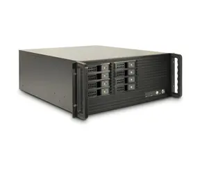 Inter-Tech IPC 4U-4508 černá / Serverová skříň / 4U / E-ATX, SSI-EEB / 8x hot-swap HDD / 2x USB 3.0