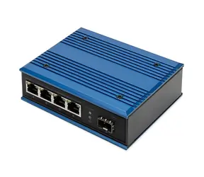 Digitus DN-651135 / Průmyslový switch / 4x Gigabit PoE / 1x SFP / Unmanaged / IP40