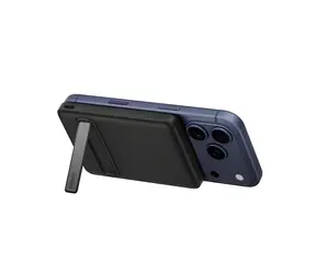 Belkin BOOST CHARGE Slim BPD011hqBK černá / Powerbanka / Magnetická bezdrátová / Qi2 / 5000 mAh / skládací stojánek