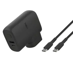 Belkin BOOST Charge Hybrid nabíječka s powerbankou / Nabíječka s powerbankou / 2v1 / BPZ003bt1MBK-B6