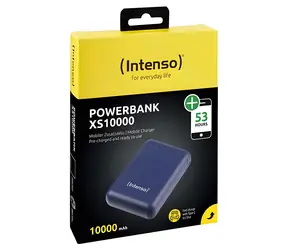 Intenso XS10000 modrá / Powerbanka / 10 000 mAh / USB-A + USB-C / 3,1A