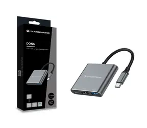 Conceptronic DONN18G / Dokovací stanice / USB-C / 1x HDMI / 1x USB-A 3.2 Gen2