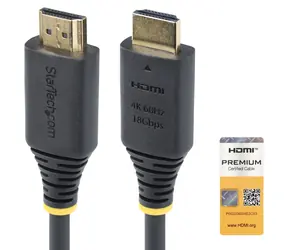 StarTech / Certifikovaný HDMI kabel / 1,5 m / 4K / 240Hz / černá