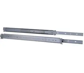 Inter-Tech Teleskopická lišta 2U 455 mm šedá / Teleskopická lišta / Instalační hloubka 500-800 mm / Nosnost 30 kg