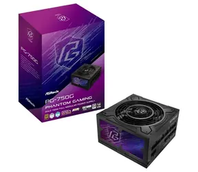 ASRock Phantom Gaming PG-750G černá / ATX / 750W / 80 Plus Gold / 135 mm / Modulární