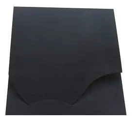 Daiber Folders Wave černá / Paspartovací desky / Linnen / 100 ks