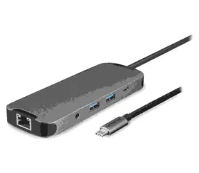Chieftec DSC-901 titan / Dokovací stanice / USB-C 3.2 Gen1 / HDMI 2.0 / 2x USB-A / GLAN / SD/microSD