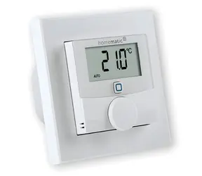 Homematic IP HmIP-BWTH24 / Nástěnný termostat / Spínací výstup 24V / Senzor teploty a vlhkosti