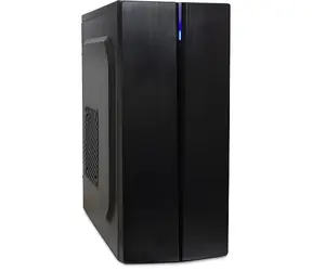 Inter-Tech B-48 černá / Skříň / Midi-Tower / ATX, mATX / modré podsvícení / bez zdroje