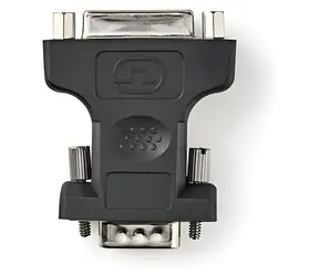 Nedis Adaptér VGA (M) - DVI-I 24+5 (F) černá / Adaptér / poniklovaný