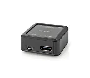 Nedis Audio převodník HDMI na audio antracit / Převodník / HDMI vstup / RCA + 3.5mm výstup / 192kHz