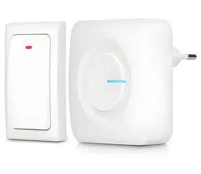 Alecto ADB30WT bílá / Bezdrátový zvonek / bezbateriový / 50 m / IP44