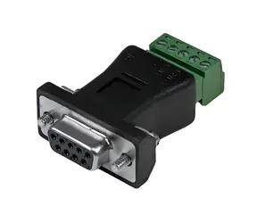 StarTech adaptér DB9 - Terminal Block černá / Adaptér / RS422/RS485