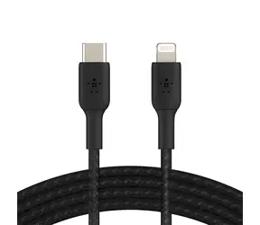 Belkin nabíjecí kabel Lightning - USB-C černá / Kabel / MFi certifikace / 2 m