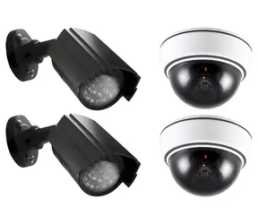 Alecto DC-KIT sada atrap kamer / Atrapa kamery / 2x venkovní / 2x vnitřní / LED signalizace