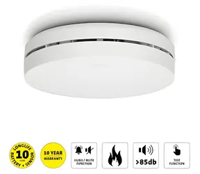 Alecto SA300 bílá / Detektor kouře / baterie na 10 let / EN14604