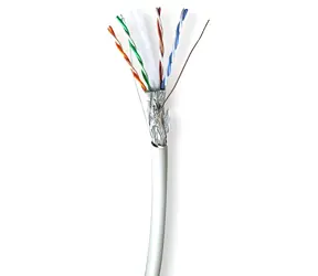 Nedis Cat6 šedá / Instalační kabel / S/FTP / Solid / čistá měď / 305 m / LSZH