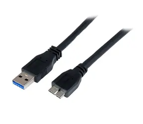 StarTech kabel USB-A - Micro-USB 3.0 černá / Kabel / USB 3.2 Gen 1 (5 Gbit/s) / 1 m