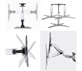 StarTech Nástěnný TV držák Full Motion / 23-55" / VESA 75-400 mm / nosnost 30 kg / naklápěcí, otočný