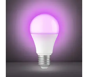 Alecto SMARTBULB10 / Chytrá LED žárovka / E27 / 9W / RGB / Wi-Fi / stmívatelná
