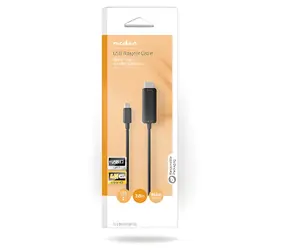 Nedis USB-C - HDMI adaptér 2 m černá / Adaptér / USB 3.2 Gen 1 / 4K 60Hz