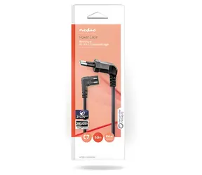 Nedis napájecí kabel Euro - IEC-320-C7 úhlový vlevo černá / Napájecí kabel / 3 m