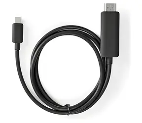 Nedis USB-C - HDMI 2m černá / Adaptér / USB 3.2 Gen 1 / 4K 60Hz