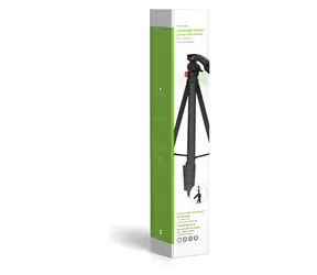 Nedis stativ / Nosnost 3 kg / Výška 41,5-160 cm / 5 segmentů / Náklon a natočení / Přepravní taška