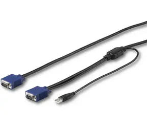 StarTech VGA + USB KVM konzolový kabel černá / Konzolový kabel / 1,8 m / max. rozlišení 1920 x 1200 px