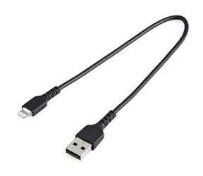 StarTech černá / Datový kabel / USB-A na Lightning / 0,3 m
