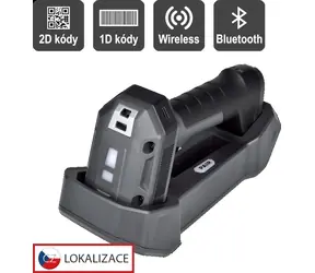 Virtuos HW-857 tmavě šedá / Snímač 2D čárových kódů / Bluetooth / 2,4 GHz / USB / IP65