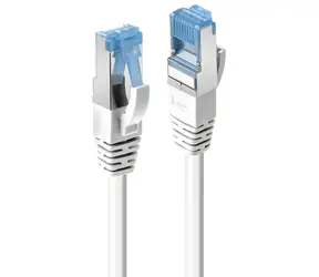 Lindy Cat6A S/FTP PIMF bílý 1,5 m / Patch kabel / LSZH / RJ45-RJ45 / 500 MHz