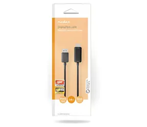 Nedis DisplayPort-HDMI kabel černý / Kabel DisplayPort-HDMI / 4K 60Hz / Poniklované konektory / 2 m / Kulatý PVC