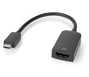 Nedis USB-C - HDMI černá / Redukce / USB 3.2 Gen 1 / 4K 60Hz / 0,20 m