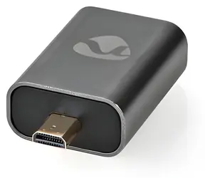 Nedis Adaptér HDMI (F) - Micro HDMI (M) šedá / Adaptér / přímý / pozlacené konektory / hliník