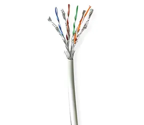 Nedis CAT7 100 m šedá / Instalační kabel / S/FTP / Cu / LSZH / Box