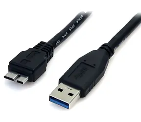 StarTech kabel USB-A - Micro-USB B černá / Kabel / USB 3.0 / 5 Gbps / 0,5 m