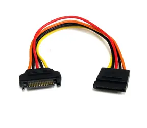 StarTech SATA napájecí prodlužovací kabel 20 cm / Napájecí kabel / SATA 15 pin