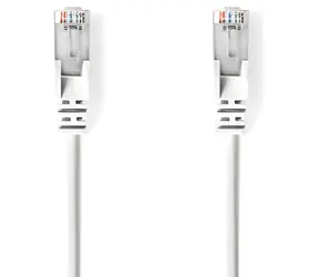 Nedis CAT5e bílá / Síťový kabel / SF/UTP / RJ45-RJ45 / 0,5 m