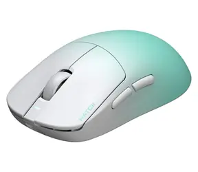 Hator Quasar 3 Ultima zelená / Herní bezdrátová myš / optická / 30000 DPI / Bluetooth 5.4 / 2.4GHz