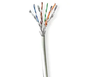 Nedis Instalační kabel CAT7 šedá / Instalační kabel / S/FTP / 305 m / LSZH