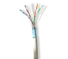 Nedis Síťový kabel CAT6 F/UTP 305 m šedá / Kabel / Stranded / Čistá měď / LSZH / Box