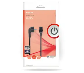 Nedis Napájecí kabel černá / Napájecí kabel / typ F - IEC-320-C13 / přímý / 3 m
