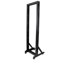 StarTech Otevřený rack 42U černá / Otevřený rack / 19" / Šířka 600 mm / Hloubka 600 mm / nosnost 300 kg