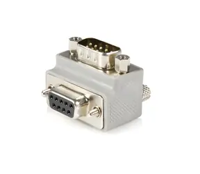 StarTech DB9 adaptér úhlový šedá / Adaptér / sériový port / M-F