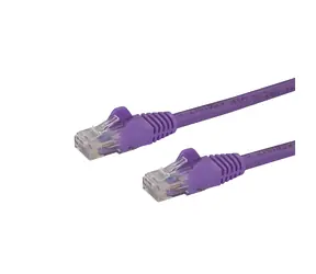 StarTech Cat6 UTP 10m purpurová / Patch kabel / RJ45-RJ45 / Snagless / PoE