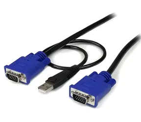 StarTech černá / KVM kabel / USB + VGA / 3 m