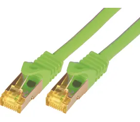 Mcab Cat7 SFTP kabel 3m zelená / Patch kabel / PIMF / LSZH / 10Gbit