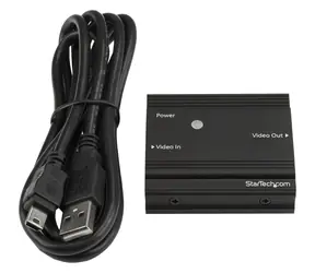 StarTech HDMI Signal Booster černá / HDMI zesilovač signálu / 4K 60Hz / USB napájení / 7.1 audio