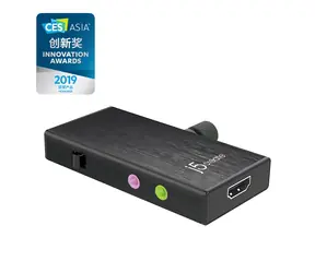 J5Create JVA02 Live Capture černá / Video capture adaptér / HDMI - USB-C / 60 fps / Power Delivery / 1 m